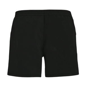 Short de bain décontracté pour homme, tricoté, respirant, à blocs de couleur et rayures, taille mi-haute avec cordon de serrage, séchage rapide, rouge et bleu marine - Product Image 2