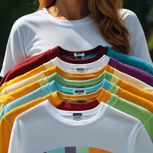 Customizable 100% Cotton Men's T-Shirt 160 GSM round Neck Interlock Knitting