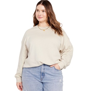 Sweat-shirt basique pour femme, col rond, tissu doux, pull-over pour un port quotidien confortable et pour la superposition - Product Image 4