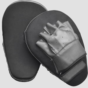 Cibles de frappe en cuir véritable avec logo personnalisé OEM, pour la boxe, le MMA, le Muay Thai, le kickboxing et l'entraînement en arts martiaux - Product Image 3