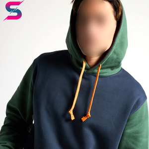 Hoodie à manches régulières léger, fabriqué à la main, en tissu doux de qualité supérieure, confortable, avec couleurs contrastées personnalisées - Product Image 5