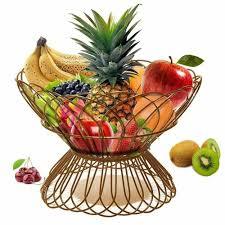 Hard Metal Powder Coated Vegetable Fruit Bowl <b>Basket</b> for <b>Kitchen</b> Storage - Product Image 6