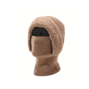 Le bonnet balaclava présente un design en polaire épaissie, adapté aux hommes et aux femmes, idéal pour les activités de plein air. - Product Image 5