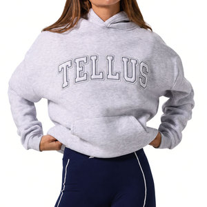 Sudadera con Capucha de Alta Calidad para Mujer, Bordada, Forrada para Invierno, a la Moda, Talla Grande, Holgada, Nueva Llegada - Product Image 1