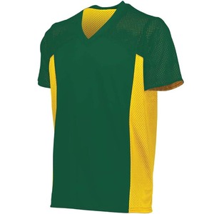 Jersey de Fútbol Americano para Adultos, Mezcla de Spandex, Absorbe el Sudor, Anti-Decoloración, Bordado de Alta Densidad, Logotipo Personalizado, Fábrica OEM - Product Image 1