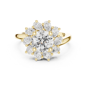 Anillo ajustable étnico Rajputana Shine jewels 14K con trabajo de esmalte - Product Image 5