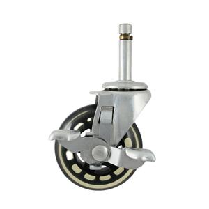 CCE-Rueda de PU con freno lateral, carrito de 3 pulgadas - Product Image 1