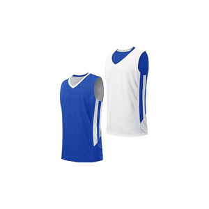 Ensemble de basket-ball réversible de haute qualité, maillot et short en mesh double couche - Product Image 1