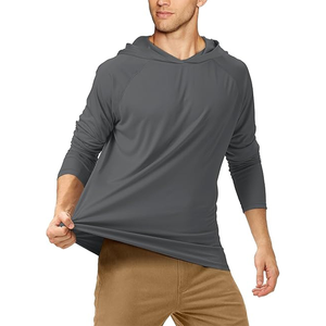 Haut de pêche extérieur professionnel pour homme, extensible, UPF 50, respirant, en polyester, à manches longues, style été - Product Image 3