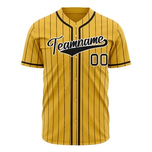 Camiseta de béisbol para hombre, uniforme de equipo profesional, ropa deportiva de poliéster de secado rápido para hombre - Product Image 4
