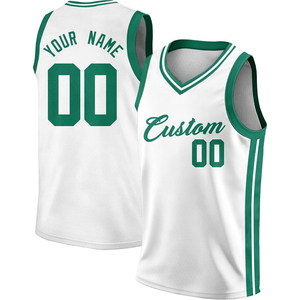Camiseta de Baloncesto Unisex Personalizada, Blanca, Roja y Azul, Cuello en V, Sin Mangas, Número de Equipo 00 Impreso, Poliéster Transpirable para Adultos - Product Image 3