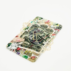 ที่ใส่แหนบแม่เหล็กแผ่นอะคริลิคสำหรับต่อขนตาอุปกรณ์เสริมความงามฉลากทรงสี่เหลี่ยมดอลลาร์แบบกำหนดเอง - Product Image 2