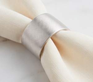 Anillos para Servilletas Redondos Plateados Mate, Porta Servilletas de Acero Inoxidable, Artículos de Mesa de Lujo, Utensilios de Cocina y Accesorios para Bodas - Product Image 4