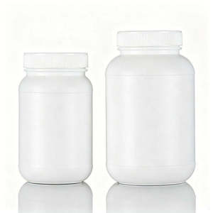 White High Quality New Top Label HDPE Unalilia Brand <b>200ML</b> 400ML WHITE HDPE Plastic <b>Bottles</b> ROUND JAR Plastic Packaging - Product Image 5