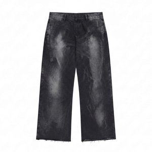 Conjunto Deportivo de Algodón Tie Dye Personalizado para Hombre, Sudadera con Capucha, Manga Larga, Corte Holgado, Informal, para Otoño, con Bolsillos Laterales Elásticos - Product Image 5