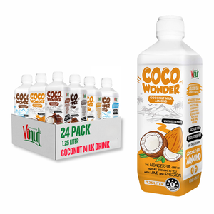Variété aromatisée de boisson au lait de coco certifiée ISO et FSSC-Usine, échantillon gratuit, OEM/ODM, conception libre, HALAL KOSHER, meilleur - Product Image 1