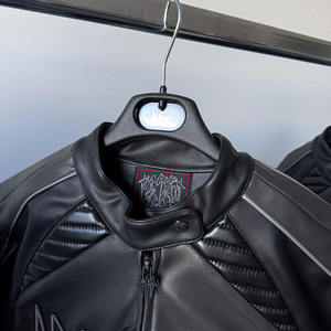 Veste d'hiver pour homme XS très vendue, style streetwear, en cuir de vache et toile, écologique, respirante, veste en cuir pour homme grande taille - Product Image 3