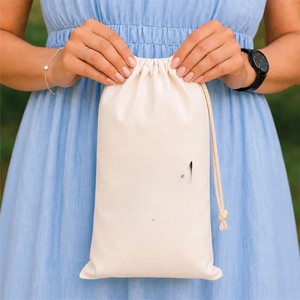 Conscious Living Cotton <b>Bottle</b> <b>Bag</b> Reusable Canvas Wine Carrier - Product Image 2