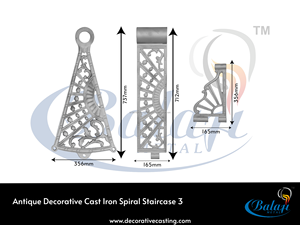 บันไดเหล็กวนกลางแจ้ง สไตล์ยุโรป ทันสมัย เป็นมิตรกับสิ่งแวดล้อม ทนทาน กันน้ำ ติดตั้งง่าย เหมาะสำหรับสวนสาธารณะและโรงแรม - Product Image 5