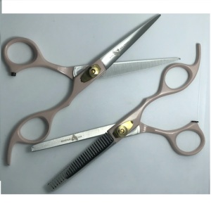 Ensemble de ciseaux à cheveux personnalisés, ciseaux de barbier japonais, outils de coiffure pour barbier - Product Image 3