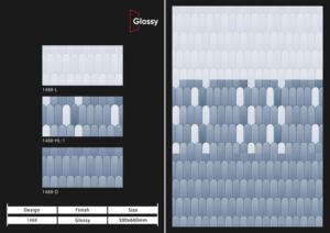 Elegantes Losetas de Porcelana Brillante de 30X60CM, Solución de Gran Formato para Interiores Arquitectónicos Modernos que Requieren una Brillo Reflectante Intenso - Product Image 2