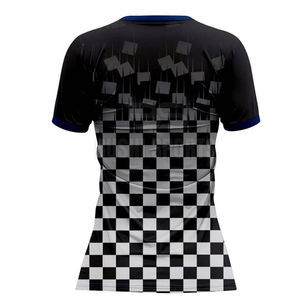 Maillot de football sublimé à col en V et motif à carreaux, respirant, à manches courtes, vente en gros, personnalisable avec numéro d'équipe, pour baseball et softball - Product Image 6