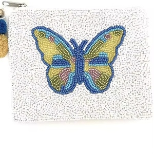 Monedero de Cristal STAND TALL, Hecho a Mano con Cuentas de Vidrio Bordadas, para Mujer, con Opciones de Color y Tamaño Personalizables - Product Image 3