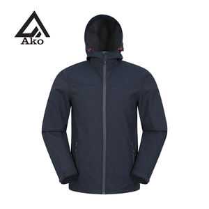 Chaqueta de exterior impermeable y cortavientos para hombre, chaqueta softshell de senderismo de primavera con forro polar, el mejor producto de AKO - Product Image 1