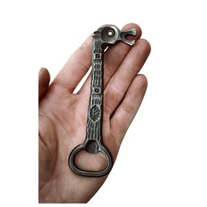 Ouvre-bouteille élégant en fer fini noir mat avec revêtement en poudre, idéal pour la décoration de bar, ouvre-bouteille pour vin, tire-bouchon, parfait pour offrir en cadeau - Product Image 3