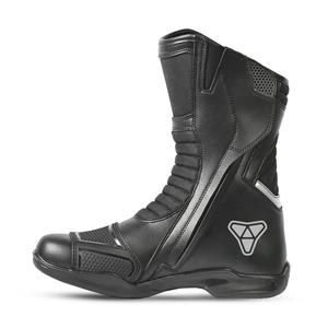 Bottes de course de moto, chaussures coupe-vent, taille plus, unisexe, bottes de moto en cuir organique - Product Image 3