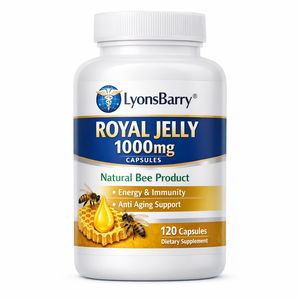 Gelée royale 1000mg en capsules, produit naturel d'abeille pour l'énergie, l'immunité, anti-âge, complément alimentaire à base d'abeille, fabrication OEM, marque privée, fabricant GMP - Product Image 3