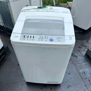 Lave-linge encastrable d'occasion de marques japonaises variées, chargement par le haut, 10,0 kg, électrique, corps en acier inoxydable, commande mécanique - Product Image 6