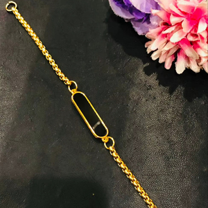 Men Stylish Gold Plated Copper Link Chain multicolour Trendy Fashion Jewelry Unisex Premium Heavy Look <b>Metal</b> <b>Bracelet</b> - Product Image 1