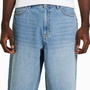 Pantalones cortos vaqueros largos y holgados para hombre, estilo casual, con lavado ácido, de Pakistán, precio de fábrica al por mayor, estilo urbano. - Product Image 4