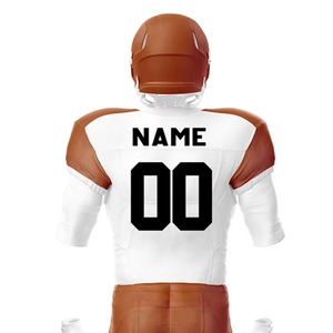 Ensemble de maillots de football américain personnalisés de haute qualité, tenue de sport robuste par sublimation, séchage rapide, vêtements d'entraînement et de match pour équipe - Product Image 5