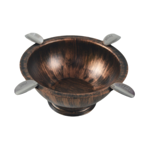 Cenicero de Metal Verde Antiguo de Diseño con Acabado Pintado para Vajilla, Jardín, Bar, Hogar, Hotel, Oficina, Decoración, Logotipo Personalizado - Product Image 4