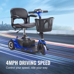 Scooter de Movilidad Plegable de 3 Ruedas de Alta Resistencia para Adultos y Personas Mayores, Scooter Eléctrico para Discapacitados con Alcance de 12 Millas - Product Image 5