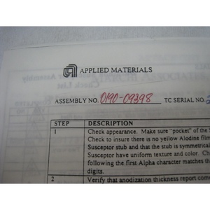 NEW AMAT 0190-09348 P5000 CVD Chamber susceptor - อุปกรณ์และอะไหล่เซมิคอนดักเตอร์ระดับโลกที่เชื่อถือได้ - Product Image 6