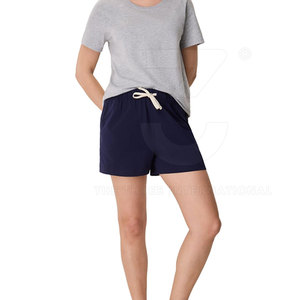 Shorts Bermuda de Alto Rendimiento con Estampado Personalizado, Cordón Ajustable, 100% Algodón, Secado Rápido, Transpirables, para Mujer, Uso Diario Informal - Product Image 2
