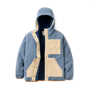 OEM Service Winter Warm <b>Sherpa</b> <b>Jackets</b> For Boys Outdoor Fashionable Windproof Thick Warm <b>Sherpa</b> <b>Jackets</b> With Button Closure - Product Image 1