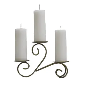 Excellent Design High Selling Metal Candle Holders 5 Arm Black Finishing Candle Stand Manufacture & Supplier By India