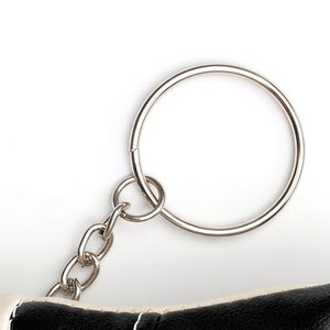 Promotional High Quality Soft Stainless Steel & PU Leather Light <b>Mini</b> Boxing Glove Keychain-Custom Color & Letterpress <b>Printing</b> - Product Image 2