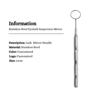 Espejo de Inspección de Pestañas de Acero Inoxidable Personalizado, Duradero y de Primera Calidad, para Montar en la Pared, para Extensiones de Pestañas Profesionales, Competitivo - Product Image 4