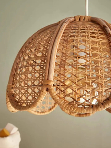 Vietnam Handmade Boho Rattan Pendant Light Natural <b>Wicker</b> <b>Lampshade</b> for Kitchen Island Living Room Decoration - Product Image 6