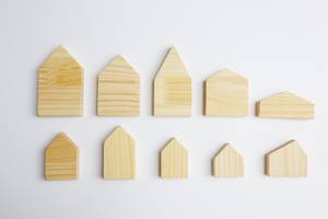 Ornements en bois Ornements créatifs DIY Ornements de Noël Maison en bois Bonhomme de neige - Product Image 4