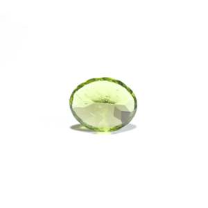 Natural Peridot 5.25 Carat Oval Faceted Loose Gemstone for Fine Jewelry - Product Image 2