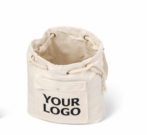 COTTON FIELD Bolsa de lona de algodón grande, plegable, extragrande y engrosada, con diseño de letras, para almacenamiento de ropa y zapatos de hotel y lavandería - Product Image 5