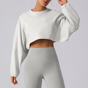 Ensemble de yoga pour femmes de qualité supérieure, dernier design, motif à carreaux personnalisé, taille avant respirante, Spandex/Nylon, 2 pièces, vente en gros - Product Image 3