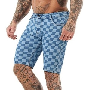 Pantalones Cortos de Moda para Hombre, Diseño Moderno, Estampados, Estilo Vintage, Lavados, Elásticos, Hasta la Rodilla, Venta al Por Mayor, OEM, Corte Ajustado - Product Image 1