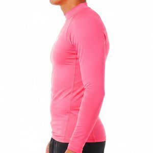 Rashguard personnalisé à manches longues en Spandex/Polyester de haute qualité pour hommes - Protection UV, séchage rapide, anti-frottement - Idéal pour le sport - Product Image 4